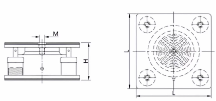 ALJ-52 series air spring isolator1 ALJ-52 series air spring isolator1